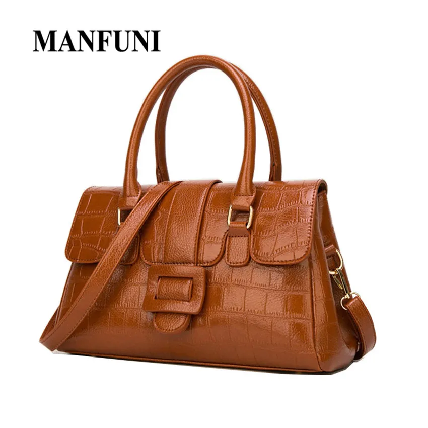 

Crossbody Bags Women Pu Leather Solid Brown High Quality Handbags Fashion Simple Messenger Bag For Girl Shoulder Bag Office Lady