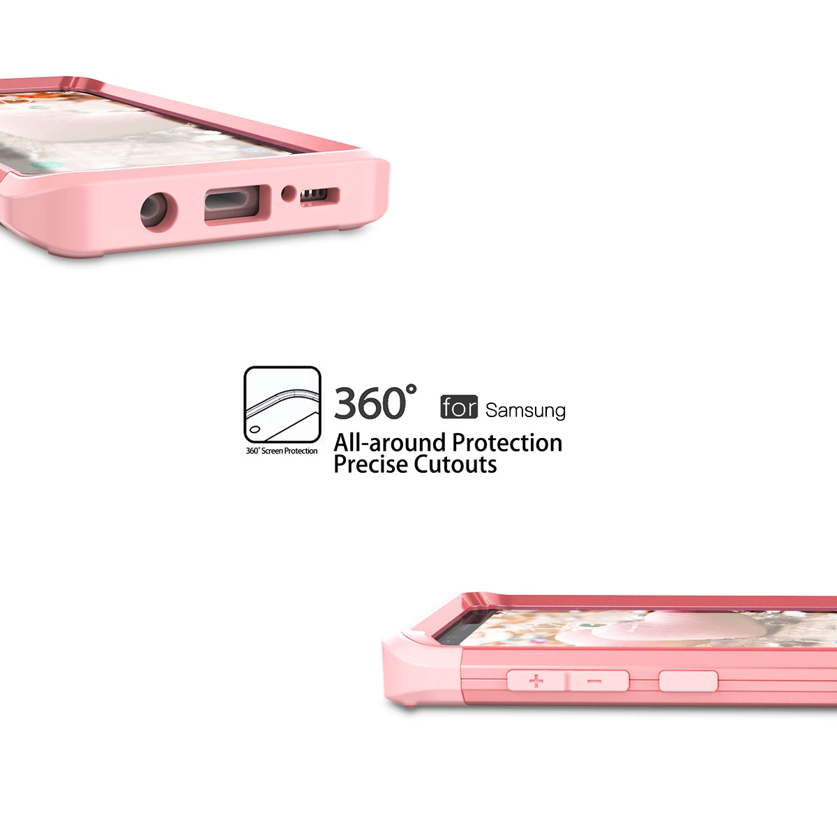Phone Cases For Samsung Galaxy S8 Plus Note8 Case Durable PC+TPU 3 Layer Hybrid Anti-Knock Full Body Protective Case Shockproof