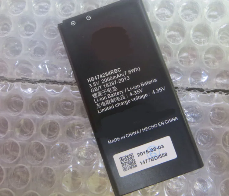 

high quality mobile phone battery HB474284RBC for Huawei Ascend G521 G615 G620 Y550 C8816D C8817E Honor 3C