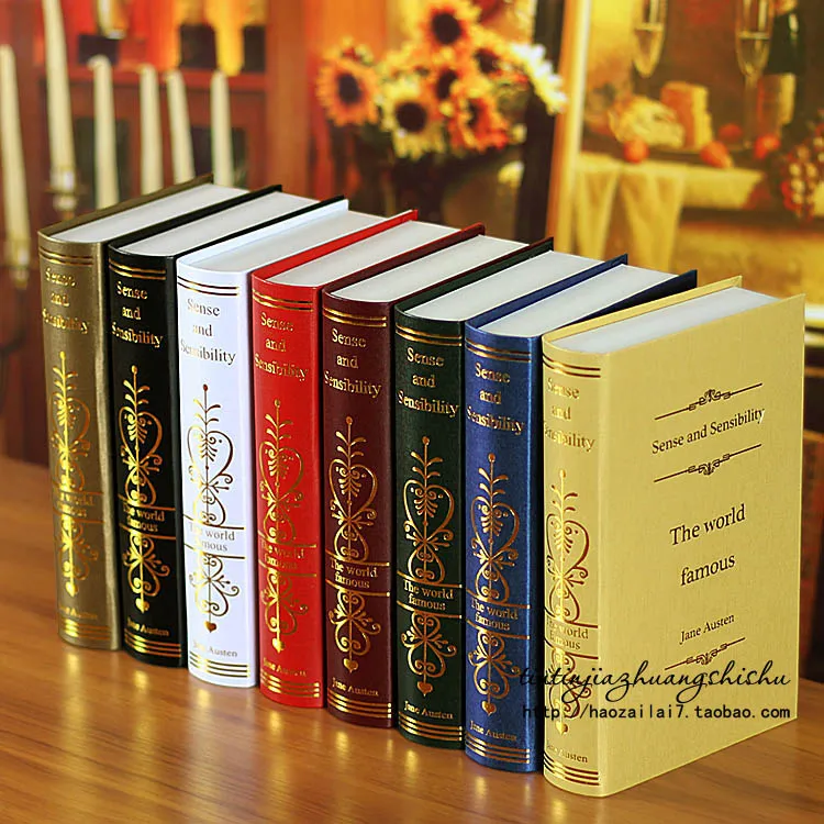 

10PC Factory direct study props European simulation 0612 book decoration Book box