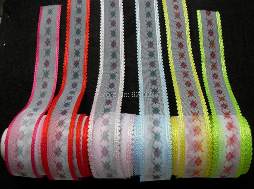 

Clearance 25mm printed organza ribbon, for sewing/DIY/garment/hair accessories/hair bows/handmade