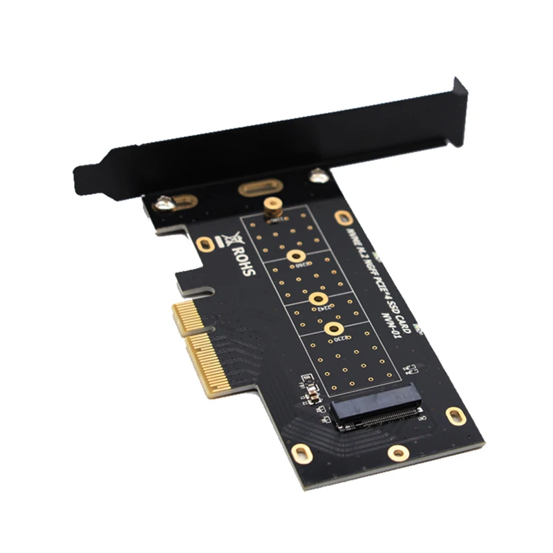 Переходник M.2 NVME SSD на PCIe x4 адаптер NVM Express PCI e x8 x16 со слотом PCI|Платы расширения| |