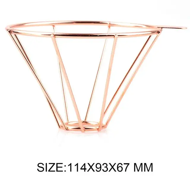 Best Price Household Metal Stainless Steel Reusable Brew Drip Coffee Filter Holder Funnel Hopper Mesh Tea Filter Basket