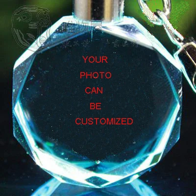 

Custom Fashion Crystal Keychain Cartoon Anime Crystal Shiny Ball Cosplay Ball Led Keyrings Custom Keychains LED Key chain