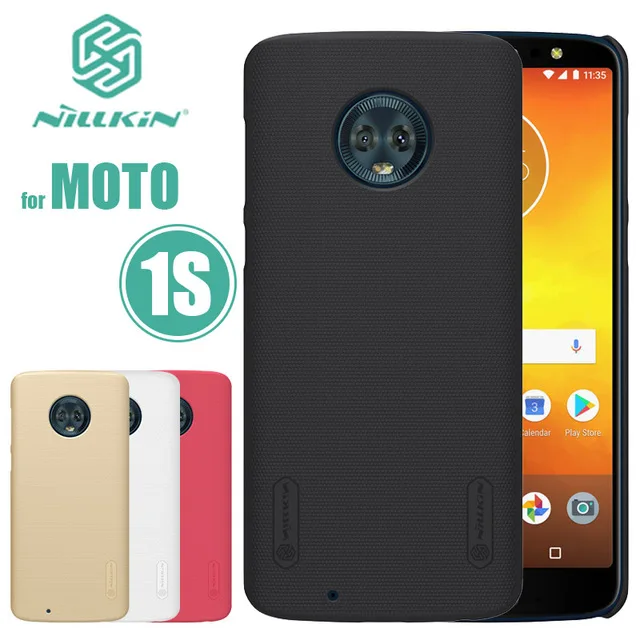

Mobie Phone Case For Motorola Moto 1S Case Nillkin Frosted Shield PC Back Cover Case For Motorola Moto 1S Gift