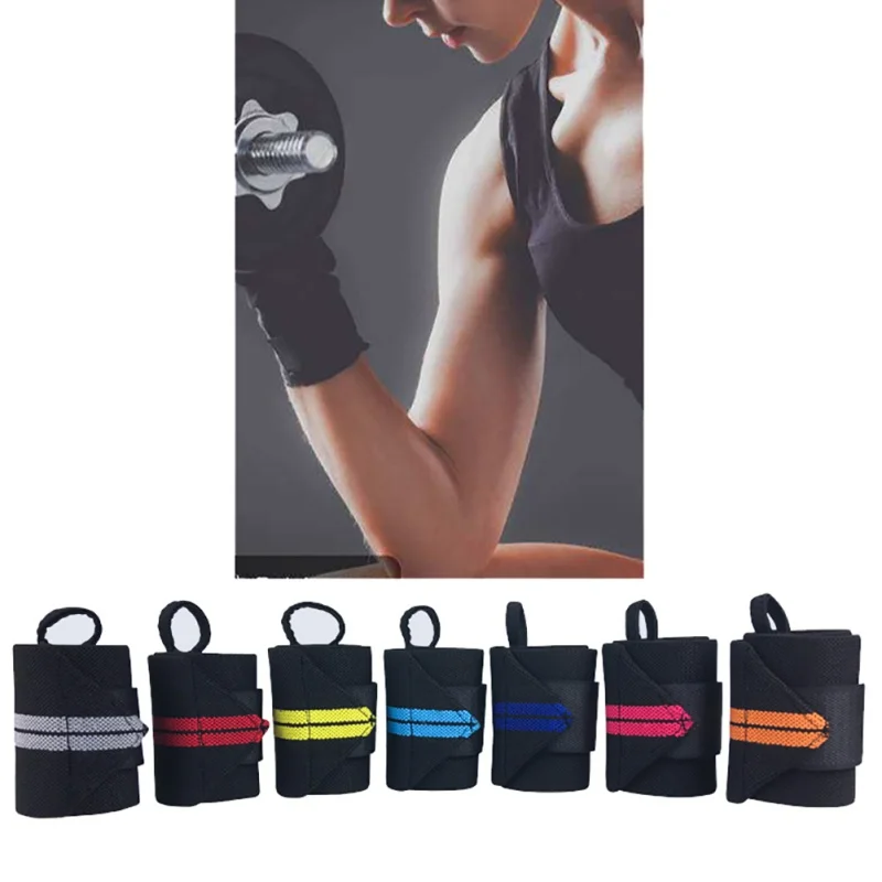 

1Pcs Fitness Wrist Wraps Straps Men Gym Weightlifting Gloves Sports Wristband Wrist Bracer Support Hand Bands