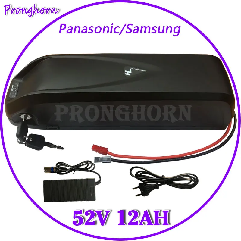 Hailong 52V 12Ah E Bike литиевая батарея для Panasonic/Samsung Cell 51 8 V 12AhElectric Bafang 750W 1000W мотор|Батарея