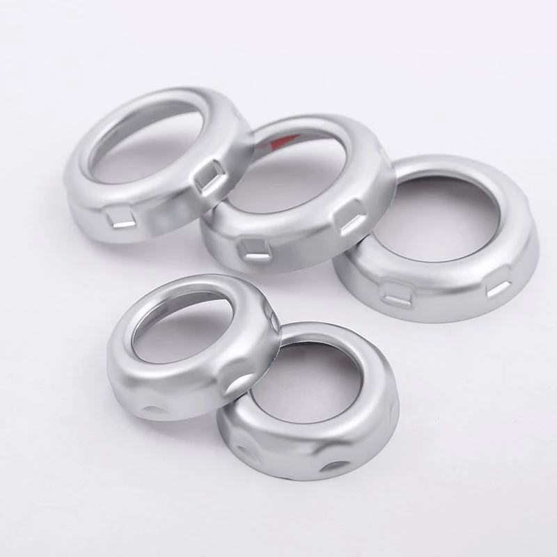 

5pcs/set Chrome Volume and Air Conditoin knob Trim Car Accessories Fit for Land Rover Freelander 2 Discovery 4 Range Rover Sport