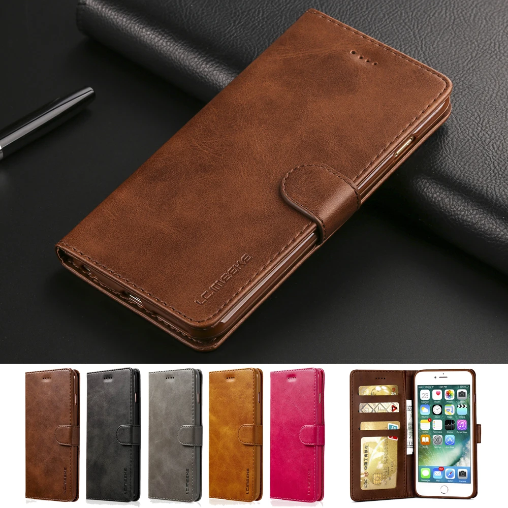 

Luxury Leather Flip Case For iPhone 6 6s iphone6 Plus Soft Silicone Cover Card Holder Wallet Case For apple iPhone 6 Plus