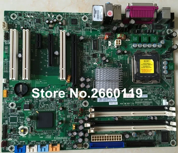Системная материнская плата для XW4300 416047-001 383595-002 полностью протестирована |