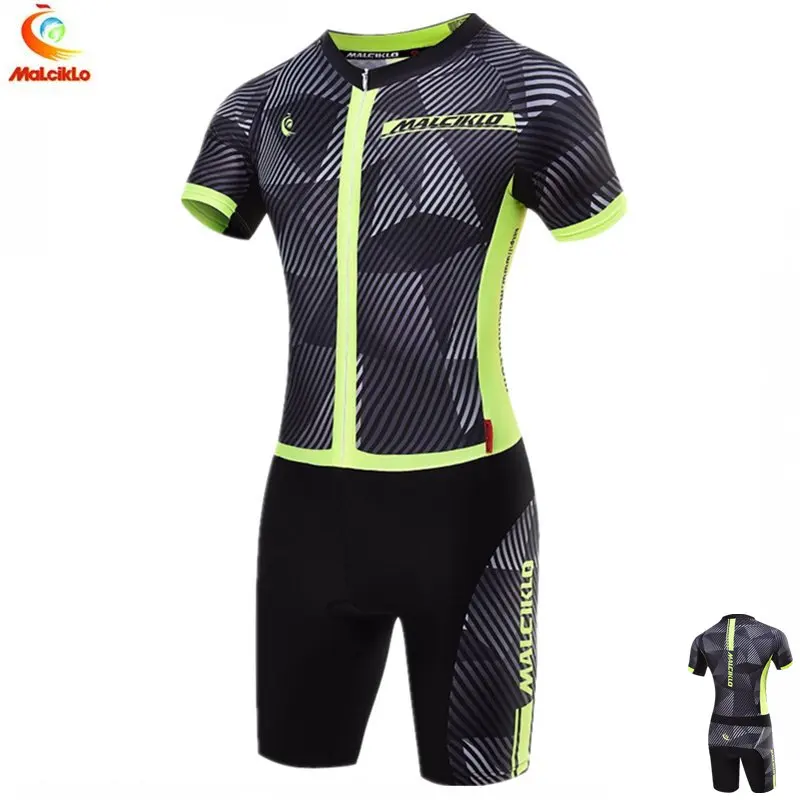 Malciklo комплекты для велоспорта Skinsuit Ciclismo высокое качество Мужская велосипедная