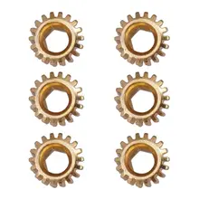 6 шт. тюнеры колышки машинные головки крепление шестигранное отверстие соотношение 1/18 шестерни для гитарных инструментов запчасти