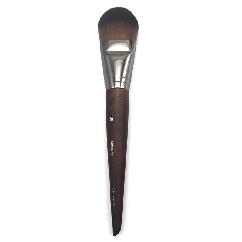 

New Arrival Large flat and rounded NO.108 Makeup Foundation brush Cream and liquid foundations loose and compact powder Brushes