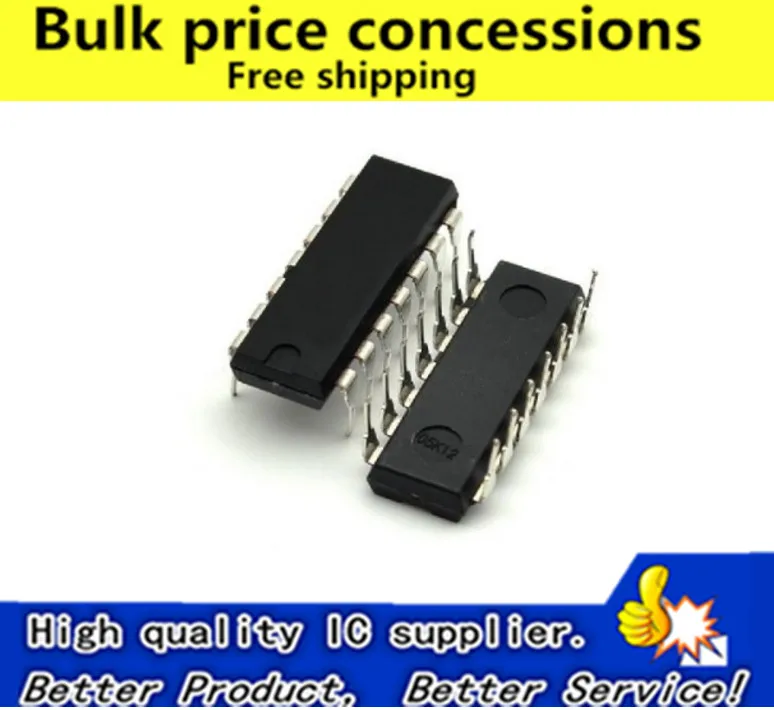 Бесплатная доставка 10 шт./лот SN74LS01N HD74LS01P 74LS01 DIP-14 Новый ic | Электроника