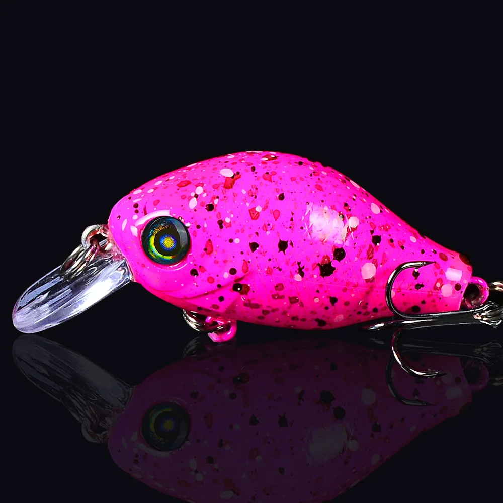 2019 Sunlure 1 шт. Crank 6 цветов рыболовная приманка 8 5 г 0 3 унций пластиковая жесткая