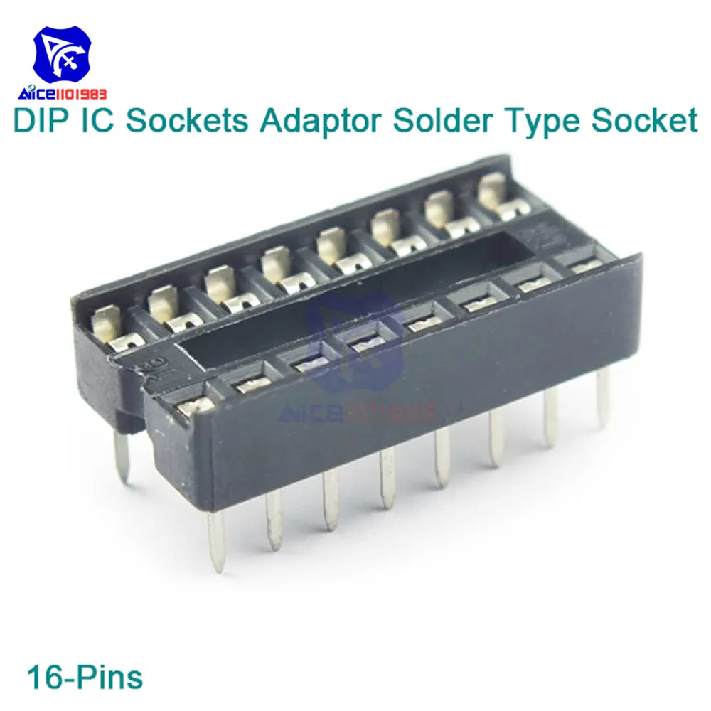 50 шт. 16pin 16-Pins 16 Pins 16 P DIP ИС адаптер припоя тип разъем DIY