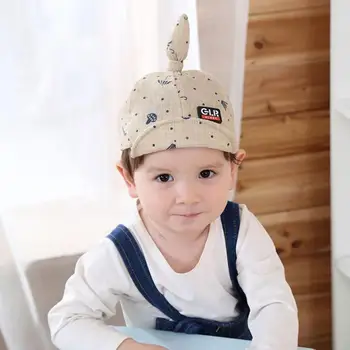 

Baby Hat Kids Cotton Dot Umbrella Print Cartoon Knot Sun Baseball Cap Adjustable Fashion Soft Brim Comfortable Breathable Hat
