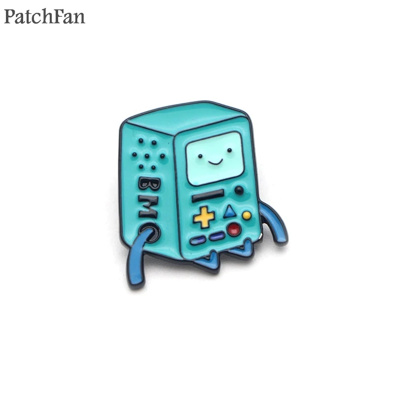 A0472 Patchfan Adventure Time модные популярные забавные очаровательные милые Мультяшные булавки для детей, мужчин, женщин, броши, аксессуары для одежды, ювелирные изделия, значки - Цвет: 1