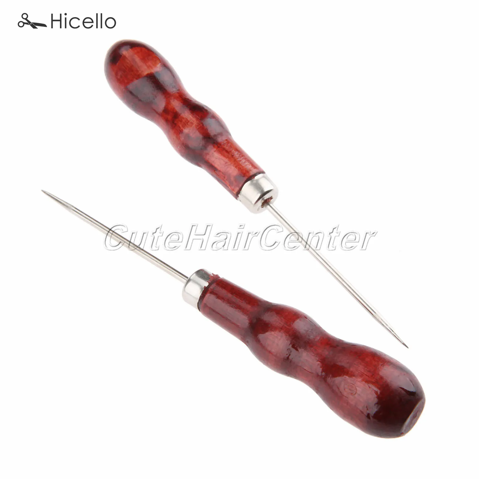

2PCS Sewing Awls 13.5cm without hooks dig holes Leather Cone DIY Tool playing eye or rivets Repair Shoes Craft Hicello
