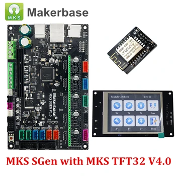 

3D Printer Control Board MKS SGEN Smoothieboard with MKS TFT32 Display and MKS WiFi Module Run Smoothieware MKS SBASE Upgraded