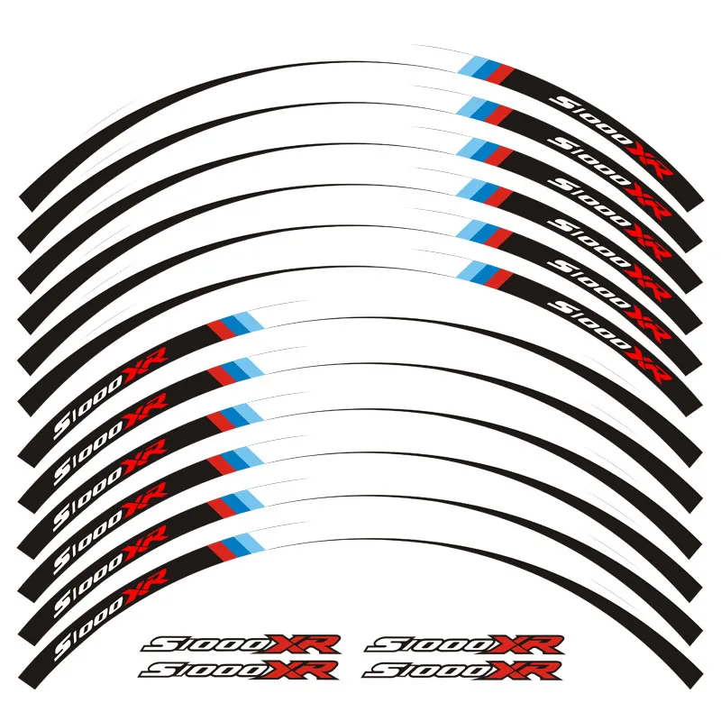 Горячая мотоцикл для колеса BMW отличительные светоотражающие наклейки обода полосы для BMW S1000 XR мотоцикл S1000XR