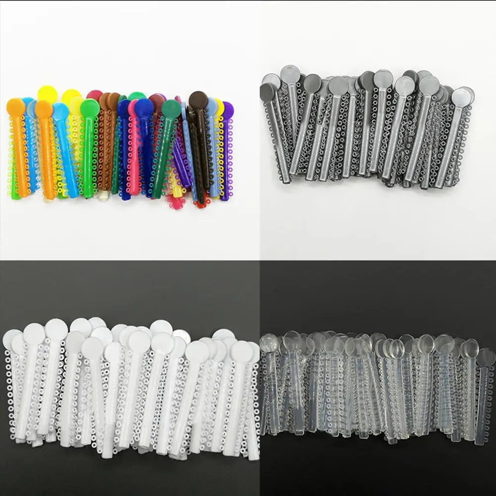 

40Pcs Dental Oral Ligature Orthodontics Ties Elastic Rubber BTooth ands Dentist Tools Braces Teeth Adult