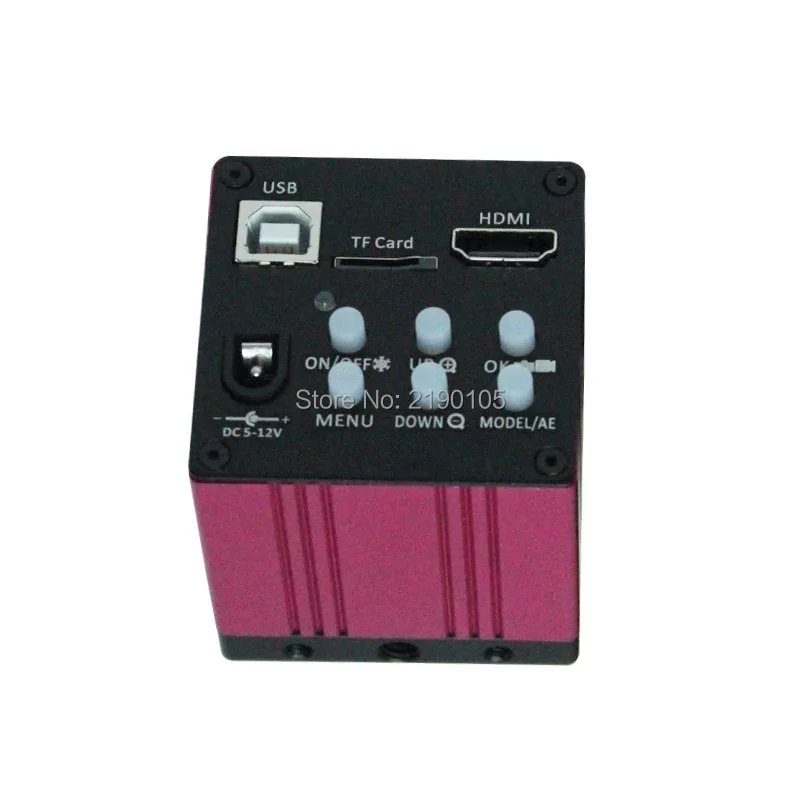 

Free shipping 14MP 1080P 3 in 1 TV HDMI USB Industry Digital C-mount Microscope Camera TF Card Output for PCB LCD Lab New