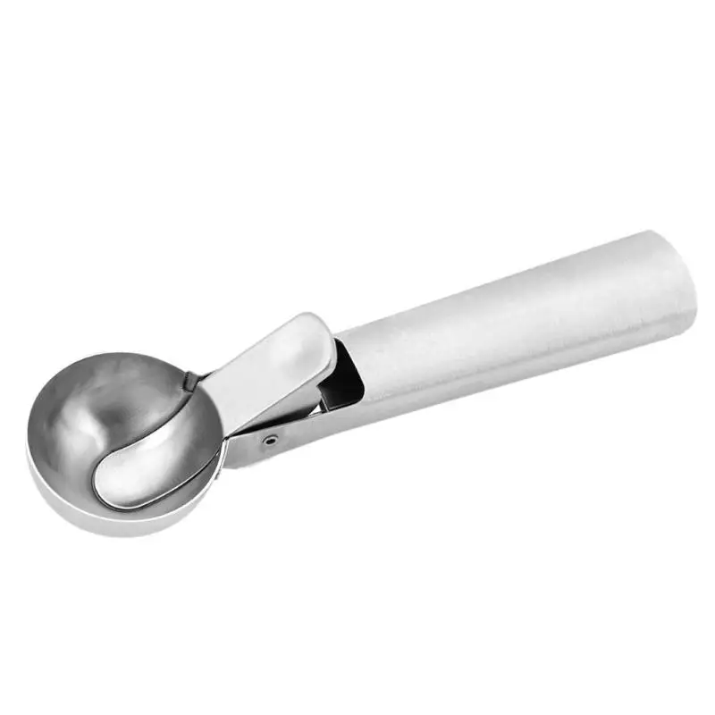 Stainless Steel Ice Cream Spoon Hockey Machine Frozen Yogurt Cookie Dough Meat Balls Rice Dishes Tool | Дом и сад