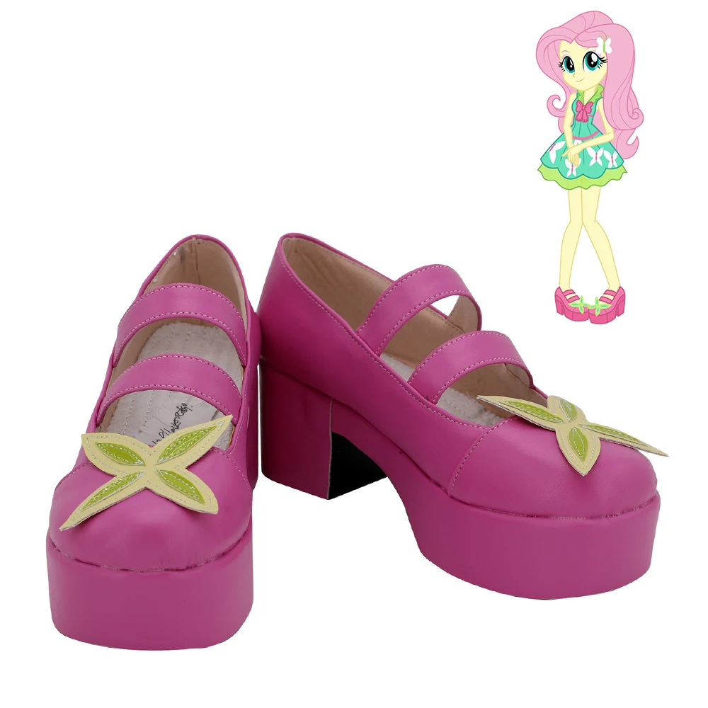 

Fluttershy Shoes Cosplay My Little Pony Equestria Girls Women Boots