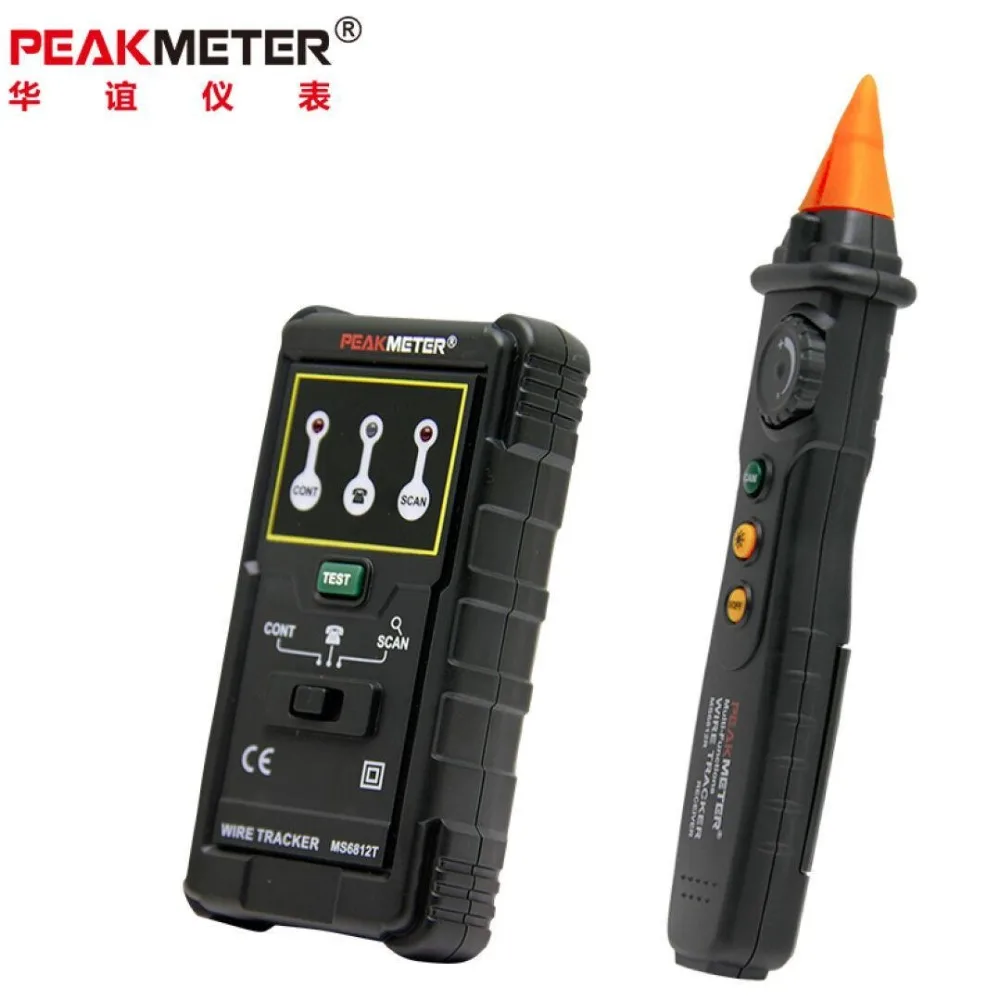 PEAKMETER MS6812 мульти-функциональный Кабель Провод Сеть трекеров локальной сети Интернет кабель Finder Тестер телефонной линии