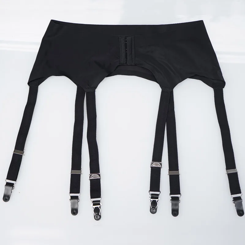 Women Garters Seamless Panties Garter Belt 6 Wide Straps Vintage Metal Buckles Sexy Belt for Stocking Sexy Wedding Lingerie Women Garters Seamless Panties Garter Belt 6 Wide Straps Vintage Metal Buckles Sexy Belt for Stocking Sexy Wedding Lingerie