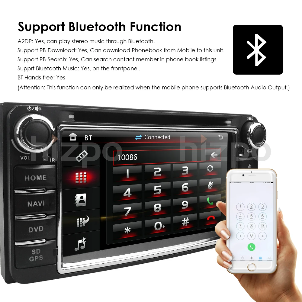 3g WINCE 6,0 2DIN автомобильный монитор DVD gps для Toyota Terios Старый Corolla Camry Prado RAV4 Универсальный Bluetooth емкостный 800*480 DAB