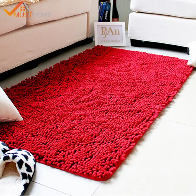 60x120cm 23 X47 Microfiber Chenille Area Rug For Living Room 60x120cm 23 X47 Microfiber Chenille Area Rug For Living Room Absorbent And Dries