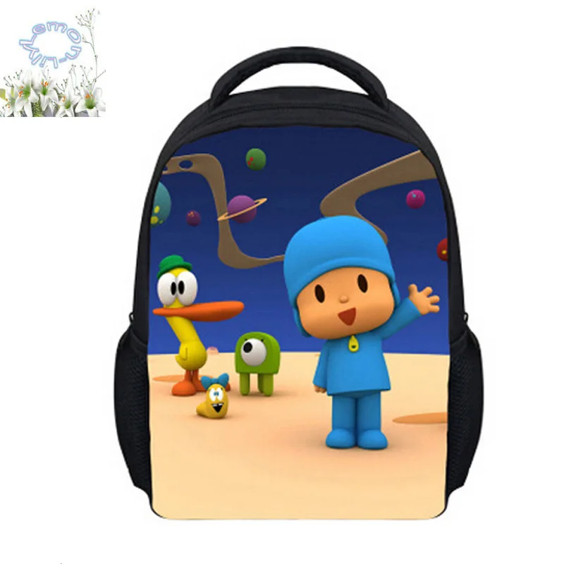 8 Стиль Pocoyo Elly Loula Рюкзак Дети Mochila Эсколар Рюкзак Мальчики Mochilas Школьный Дети Подарок Бесплатная Доставка A208