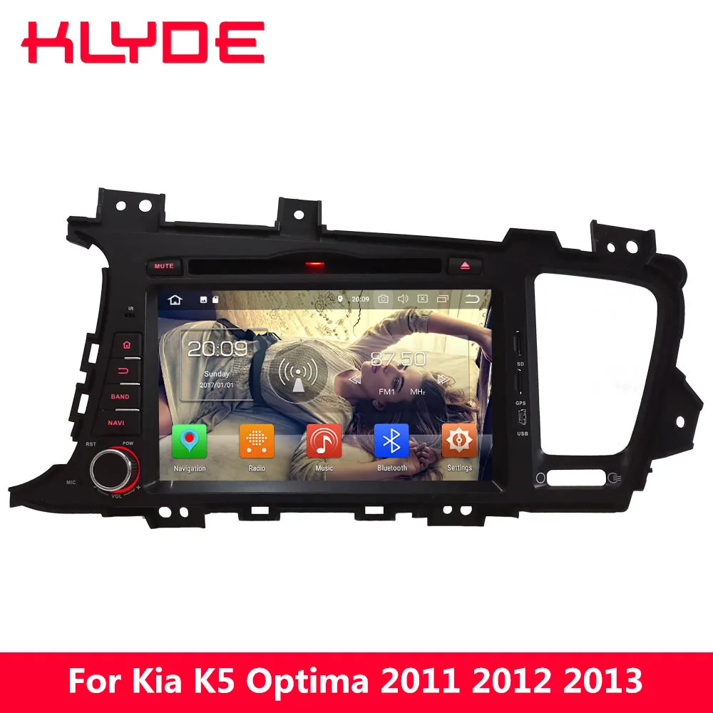 

KLYDE 8" 4G Android 8.0 7.1 Octa Core 4GB RAM 32GB ROM Car DVD Multimedia Player GPS Navigation For Kia K5 Optima 2011 2012 2013