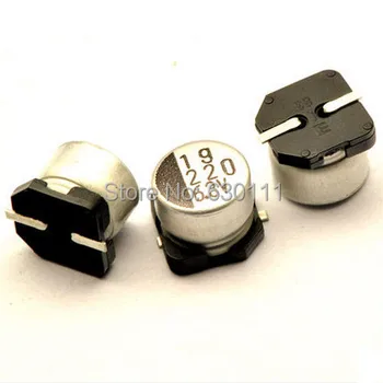 

100pcs 6.3V 220UF SMD 6x5mm chip Aluminum Electrolytic Capacitor