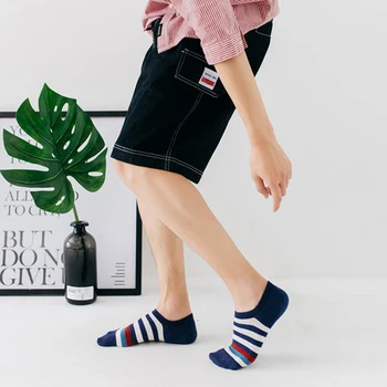 

5Pairs Mens Socks Short Fashion Invisible Socks For Men Brief Invisible Slippers Shallow Mouth No Show Low Cut Ankle Sock