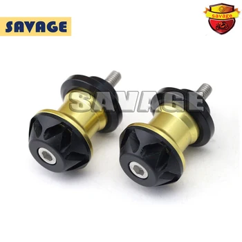 

Motorcycle 6mm CNC Aluminum Swingarm Spools slider Gold For Aprilia RSV 1000 RSV 4/R SL 750 Shiver