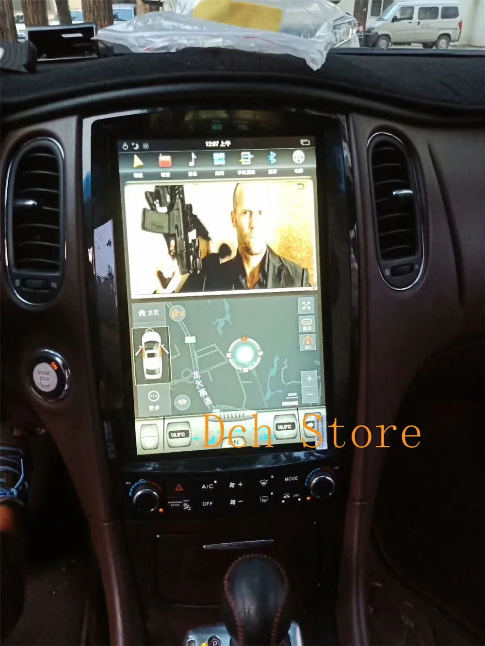 12,1 tesla стиль Android 8,1 Авто DVD gps плеер для Infiniti QX50L QX50 2010- EX25 EX35 Радио Стерео PX6 CARPLAY ips