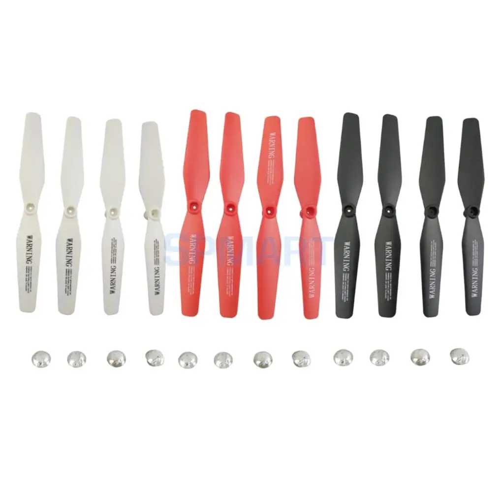 12Pcs Propellers Prop Blade CW CCW for VISUO XS809 XS809W XS809HW 8807 8807W RC Racing Drone Quadcopter Parts