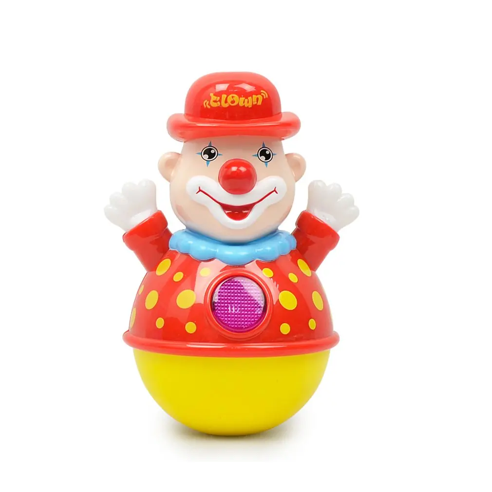 

New Baby Funny Tumbler Toys Clown Tumbler Learning Education Toys Kids Toys Gifts Fashion Cute Roly-polyTumbler Toys