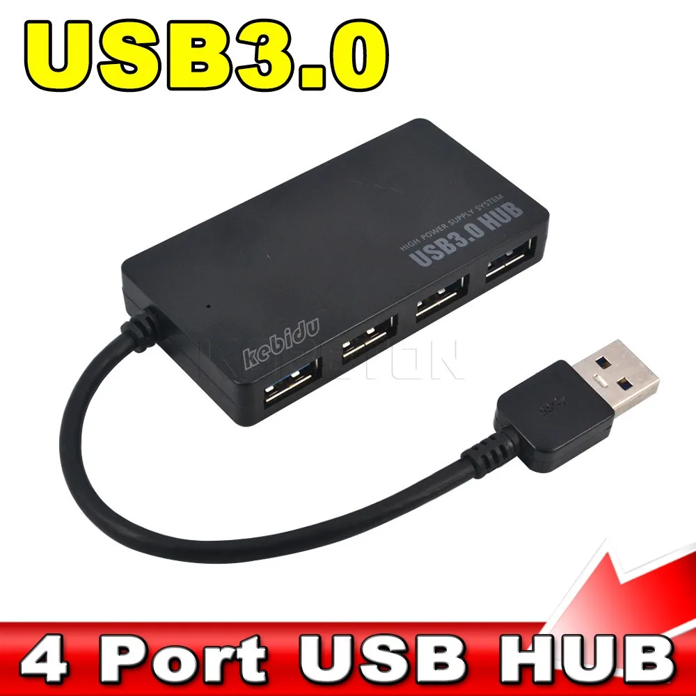 Новинка; Новая модная 5 Гбит/с USB 3,0 4 Порты и разъёмы концентратор USB3.0 сплиттер адаптер ультра Скорость для портативного компьютера ПК мощный источник питания