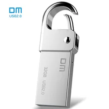 USB флеш-накопитель PD027 32GB металлический флеш-накопитель с пряжкой 16GB 8GB Водонепроницаемый