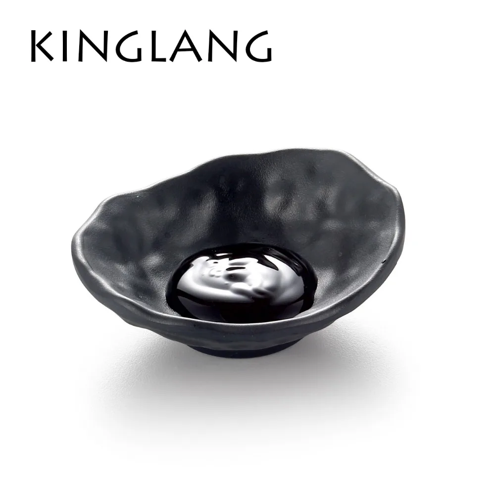 

Set of 4,Japanese restaurant melamine sauce small dish dropping wasabii bowl very small dish for canteen hot pot use