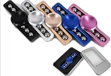 Creative Funny Spinner Fidget Toy Aluminum EDC Hand Spinner For Autism and ADHD Rotation Time Long Anti Stress Toys