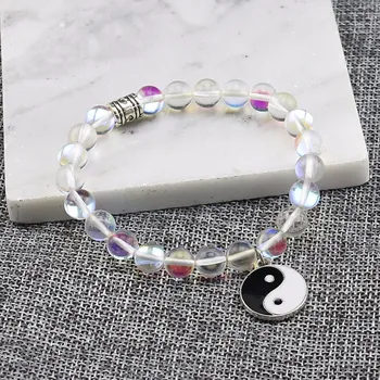 Bracelet Arc En Pierre De Lune