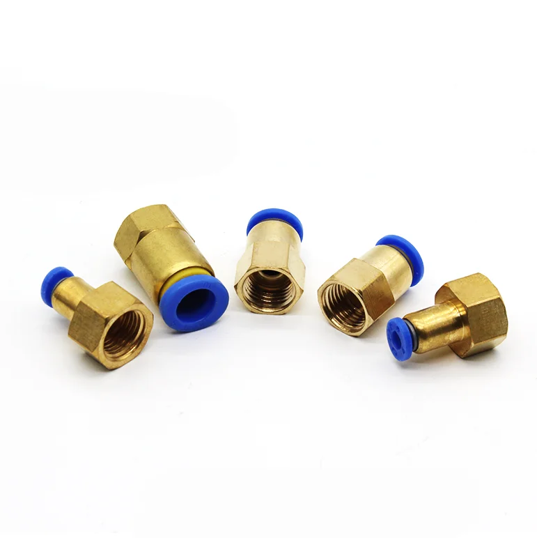 PCF-01 02 03 04 шланг трубки 4 6 8 10 12 мм Пневматический соединитель 1/8 'ɱ/4'' 3/8