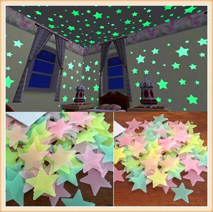 

car Kids Bedroom Fluorescent Glow Stars Wall Stickers luminous for Ford C-MAX Flex B-MAX Atlas Five FG F-350 F-250 E-Series