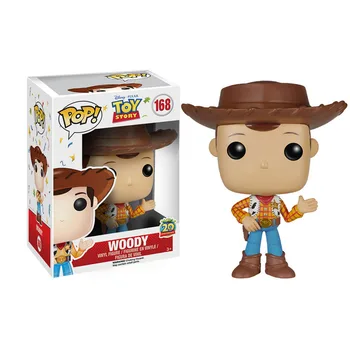 

Funko POP Disney Anime toy story 4 Woody #168 PVC Action Figures brinquedos Collection Model Toys for Children Xmas gift