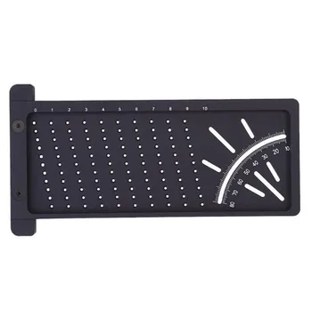 

Precision Woodworking Angle Scribe Mark Line Gauge & Rule 3D Mitre T-type Ruler Carpenter Measuring Aluminum Alloy outdoor Tool